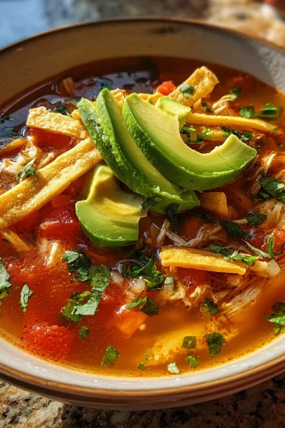 Authentic Chicken Tortilla Soup: A Cozy Comfort Dish