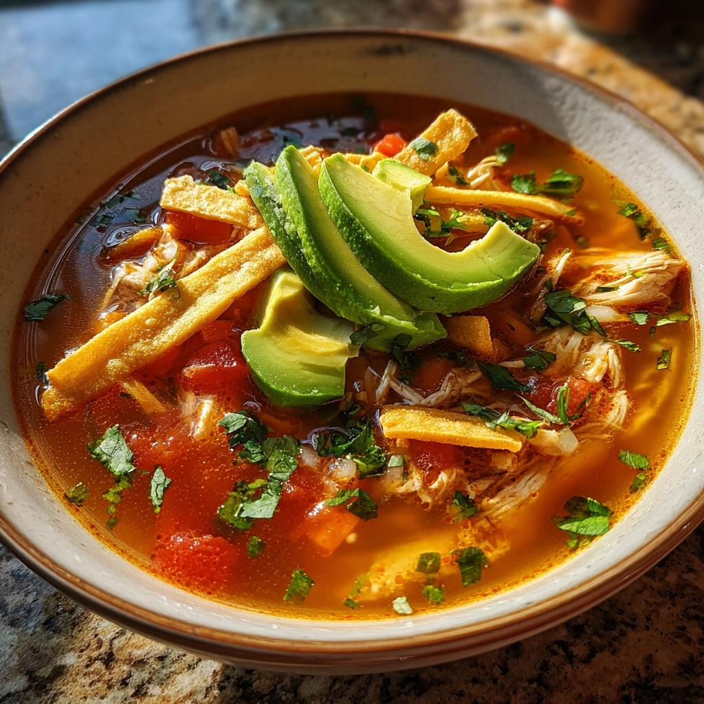 Authentic Chicken Tortilla Soup: A Cozy Comfort Dish