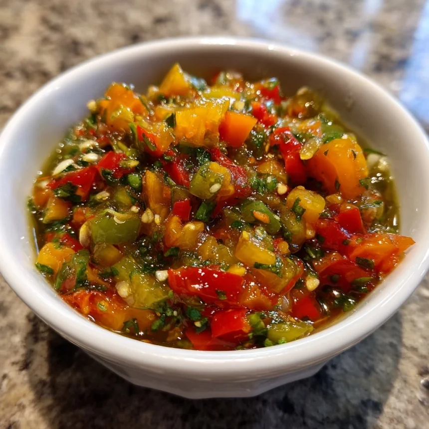 Banana Pepper Relish