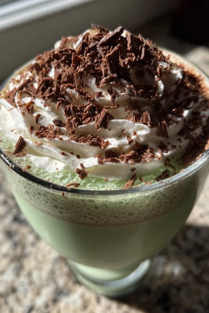 Black Cat Chocolate Mint Milkshake