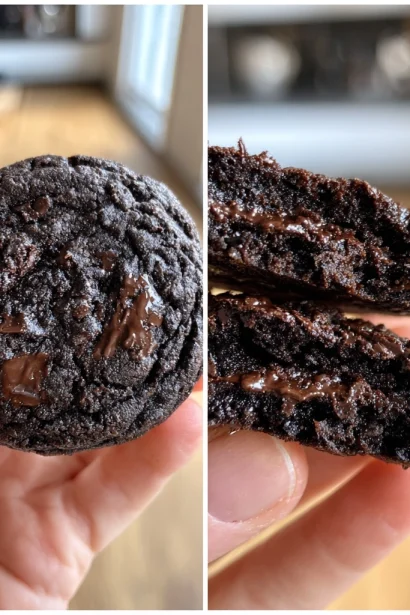 Black Cookies (gluten-free & vegan)
