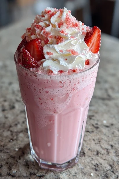 Bloody Strawberry Daiquiri Milkshake