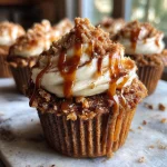 Brown Butter Pumpkin Caramel Latte Cupcakes