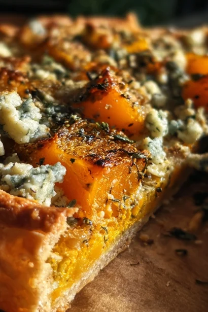 Butternut Squash Blue Cheese Galette