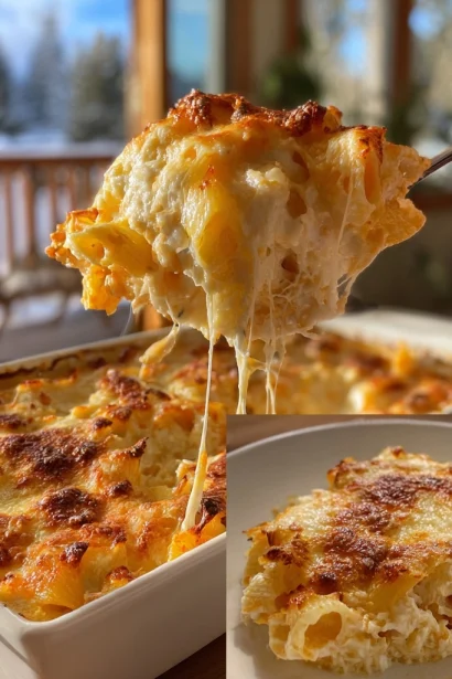 Cheesy Pumpkin Ricotta Pasta Bake