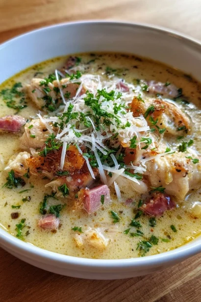 Chicken Cordon Bleu Cream Soup