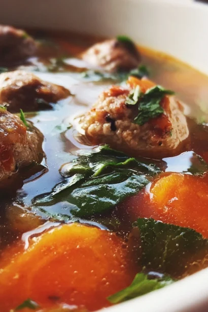 Comforting Turkey Meatball Soup Recipe for Cozy Nights