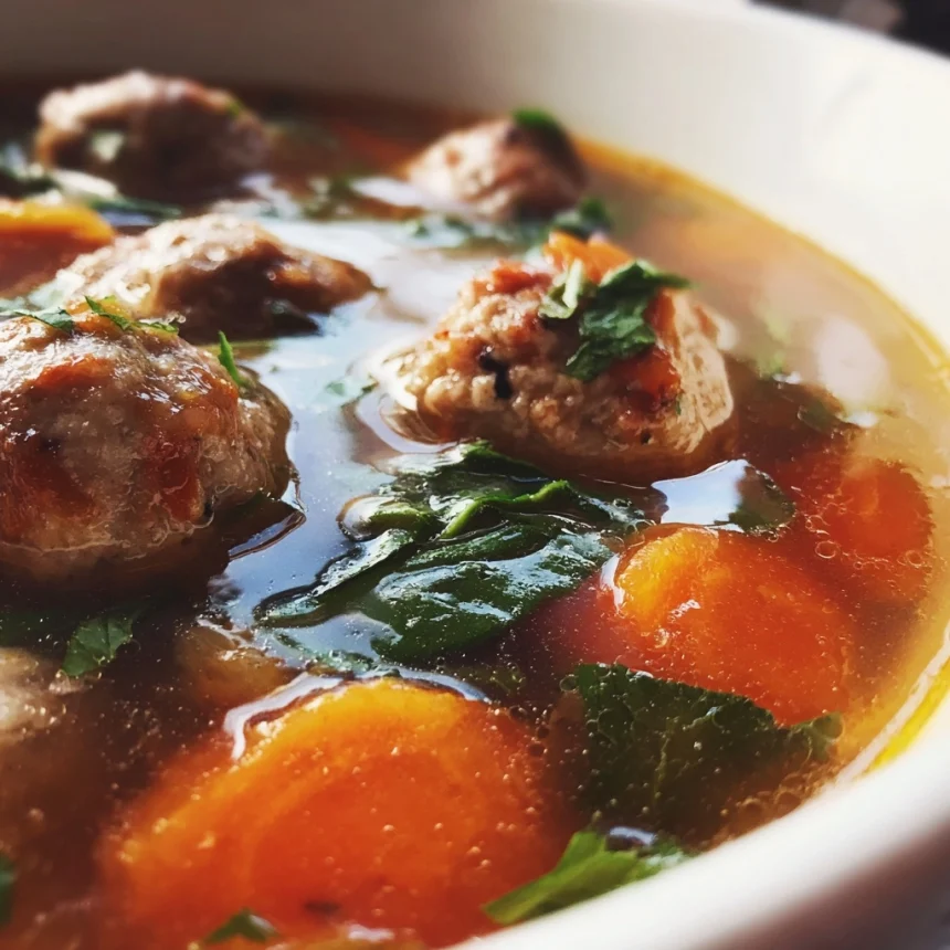 Comforting Turkey Meatball Soup Recipe for Cozy Nights