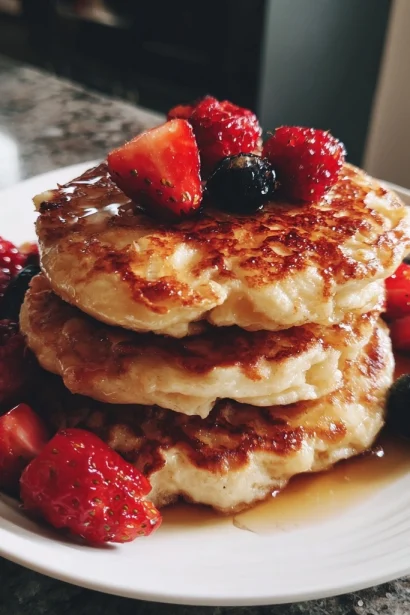 Cottage Cheese Pancakes (Easy, Fluffy & Delicious)