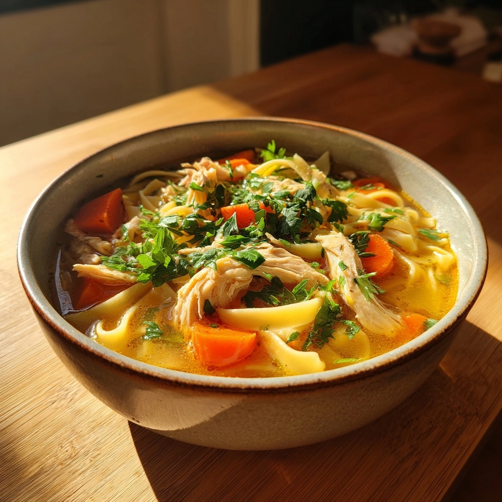 Cozy Chicken Noodle Soup: A Heartwarming Recipe Delight