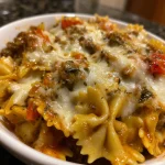 Cozy Lasagna Soup with Bow Tie Pasta Recipe Delight