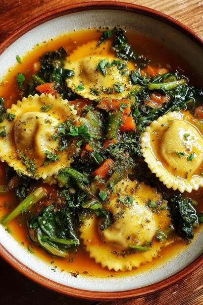 Cozy One-Pot Ravioli Soup for Ultimate Comfort Food