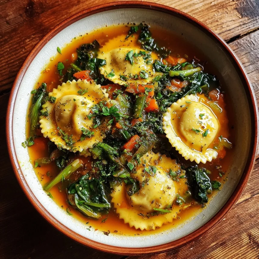 Cozy One-Pot Ravioli Soup for Ultimate Comfort Food