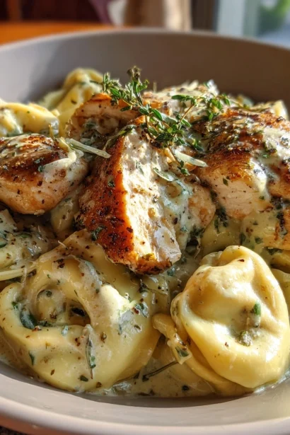 Creamy Herb Chicken Tortellini