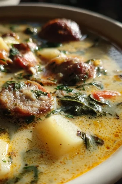 Creamy Italian Sausage & Potato Soup
