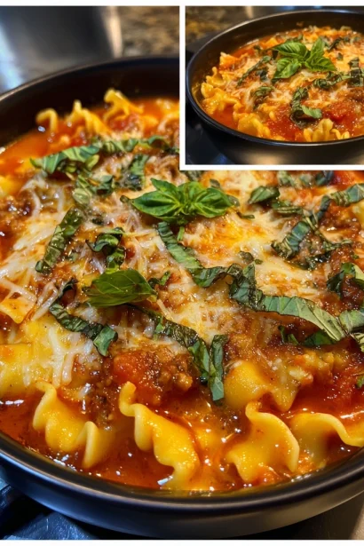 Crockpot Lasagna Soup