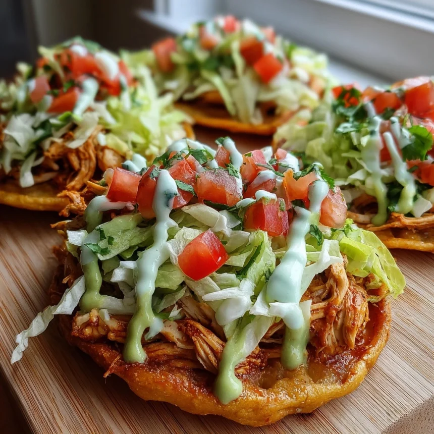 Delicious Rotisserie Chicken Tostadas for a Flavor Fiesta