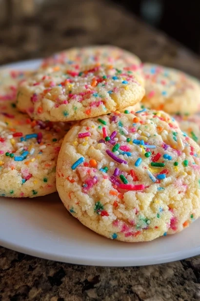 Festive Cake Mix Christmas Cookies