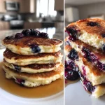 Fluffy Buttermilk Blueberry Pancakes (Paleo, Nut Free)