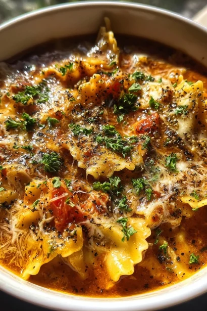 Gluten-Free Lasagna Soup