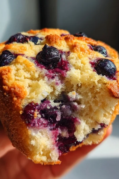 Greek Yogurt Blueberry Muffins