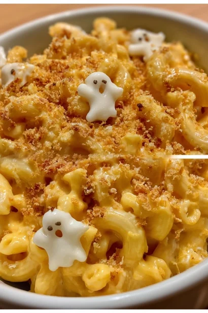 Halloween Mac and Cheese (traditional or GF)