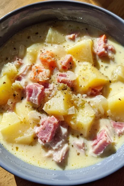 Ham and Potato Soup (Crock Pot)