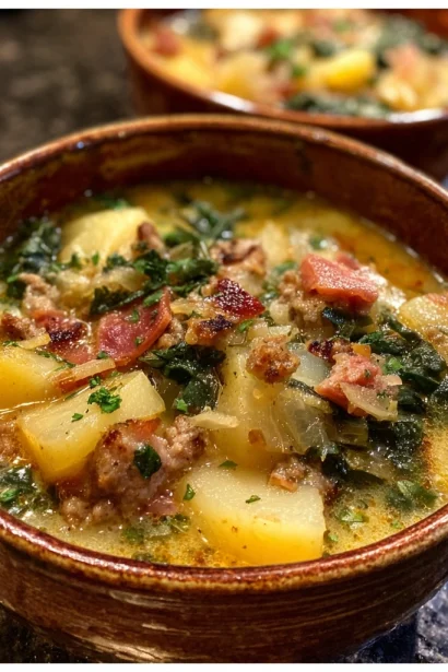 Hearty Italian Sausage and Potato Soup Recipe to Savor