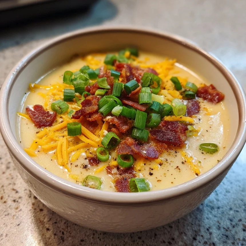 Indulge in Creamy Loaded Baked Potato Soup Recipe