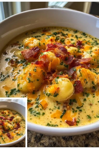 Irresistible Bacon Cheddar Gnocchi Soup Recipe to Try
