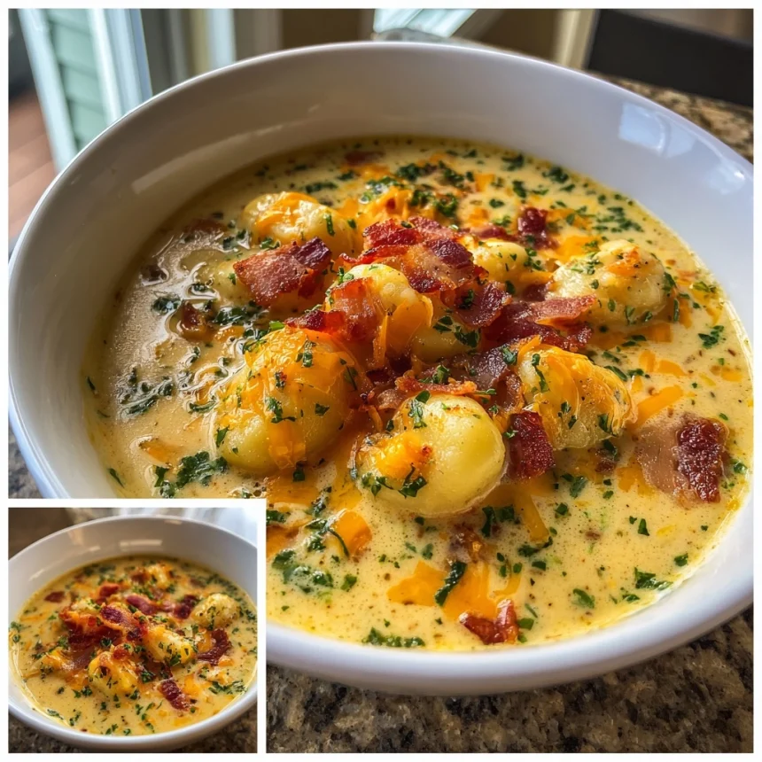 Irresistible Bacon Cheddar Gnocchi Soup Recipe to Try