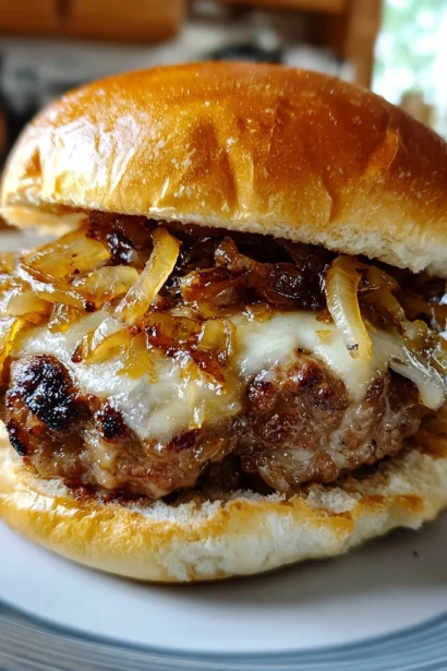 Irresistible Caramelized Onions Burger Recipe to Savor