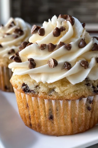 Irresistible Chocolate Chip Cupcakes with Frosting Recipe