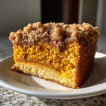 Irresistible Cinnamon Streusel Pumpkin Coffee Cake Recipe