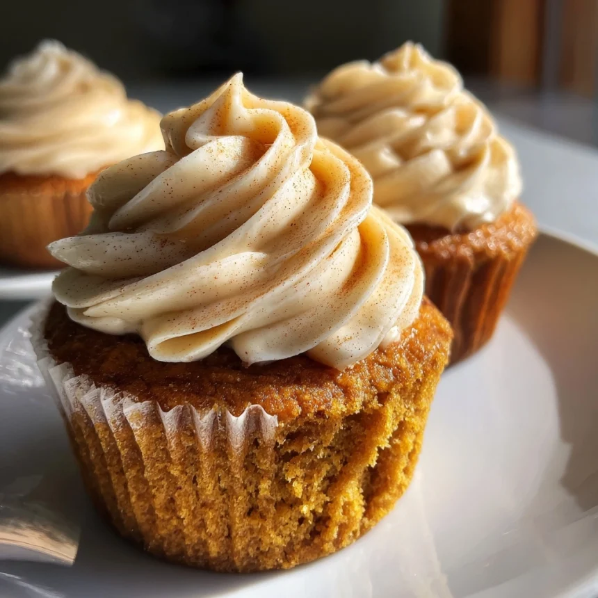 Irresistible Delicious Pumpkin Cupcakes Recipe Desserts