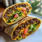 Irresistible Delicious Smash Burger Tortilla Wrap Recipe