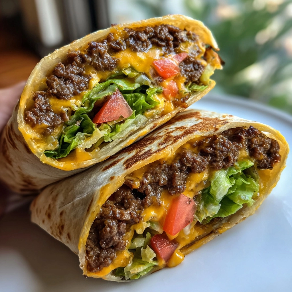 Irresistible Delicious Smash Burger Tortilla Wrap Recipe