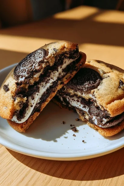 Irresistible Easy Halloween Oreo-Stuffed Cookies Recipe