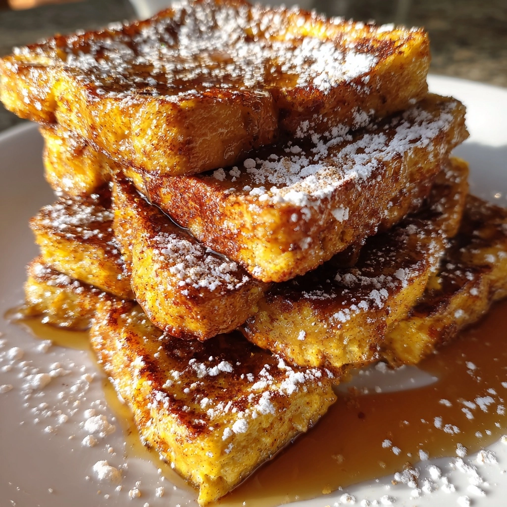 Irresistible Fall Pumpkin French Toast Breakfast Recipe