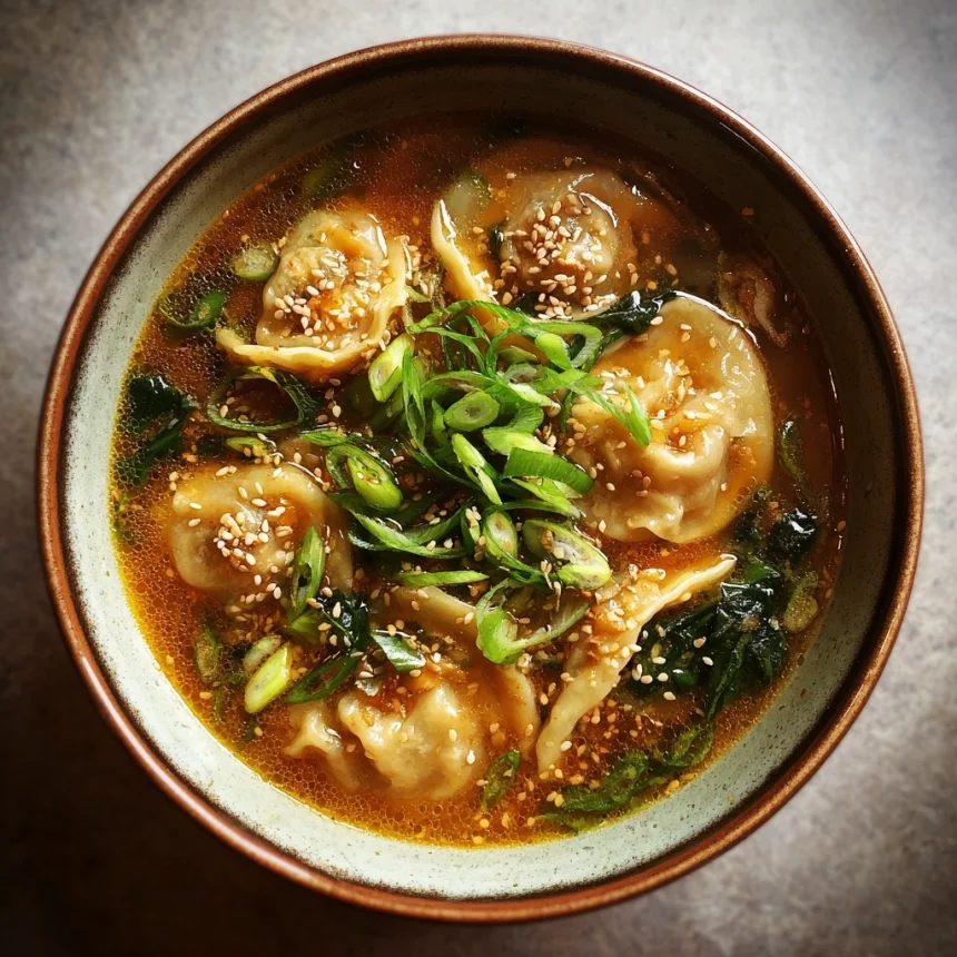 Irresistible Gyoza Soup – A Cozy Comfort Food Delight