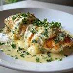 Irresistible Parmesan Chicken with Garlic Cream Sauce