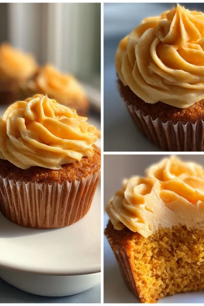 Irresistible Pumpkin Cupcakes with Creamy Pumpkin Frosting