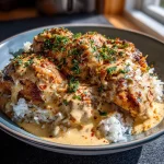 Irresistible Smothered Chicken and Rice Recipe Delight