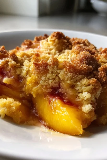 Keto Peach Cobbler