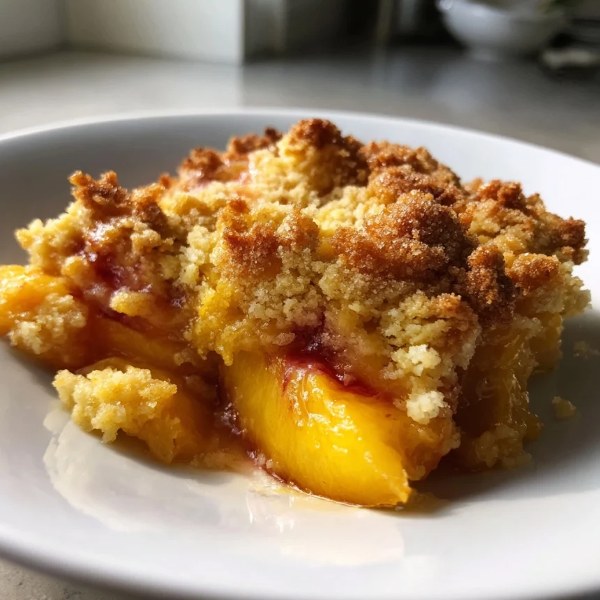 Keto Peach Cobbler