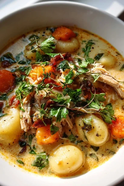 Marry Me Chicken Gnocchi Soup