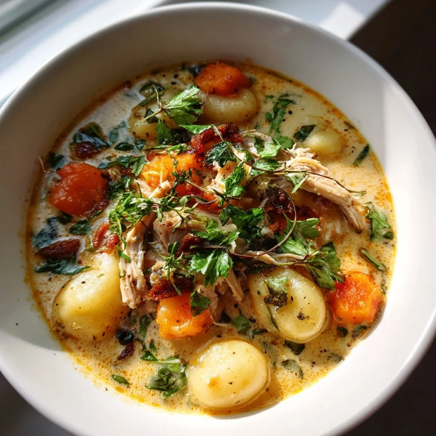 Marry Me Chicken Gnocchi Soup