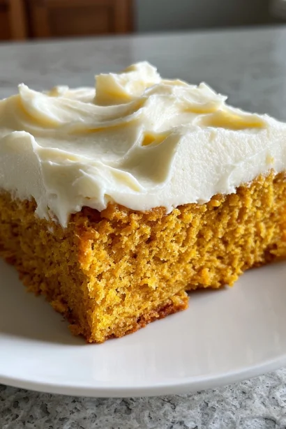 Pumpkin Bars with Cream Cheese Frosting
