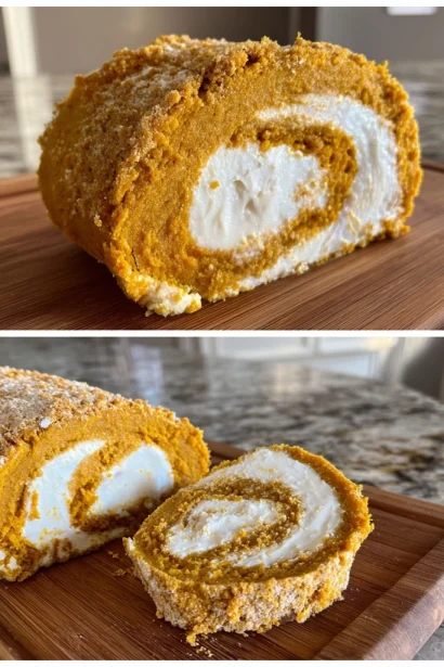 Pumpkin Cream Cheese Roll