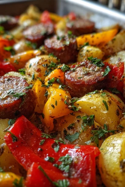 Sausage, Peppers and Potatoes